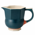 Moderne Keramikkanne 1000ml Dunkelblau/Beige