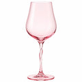 Weinglas 350ml, Twist-Stiel, Rosa