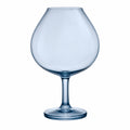 Bauchiges Weinglas 500ml Transparent Blau