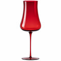 Rotweinglas 445ml Tulpenform Rot