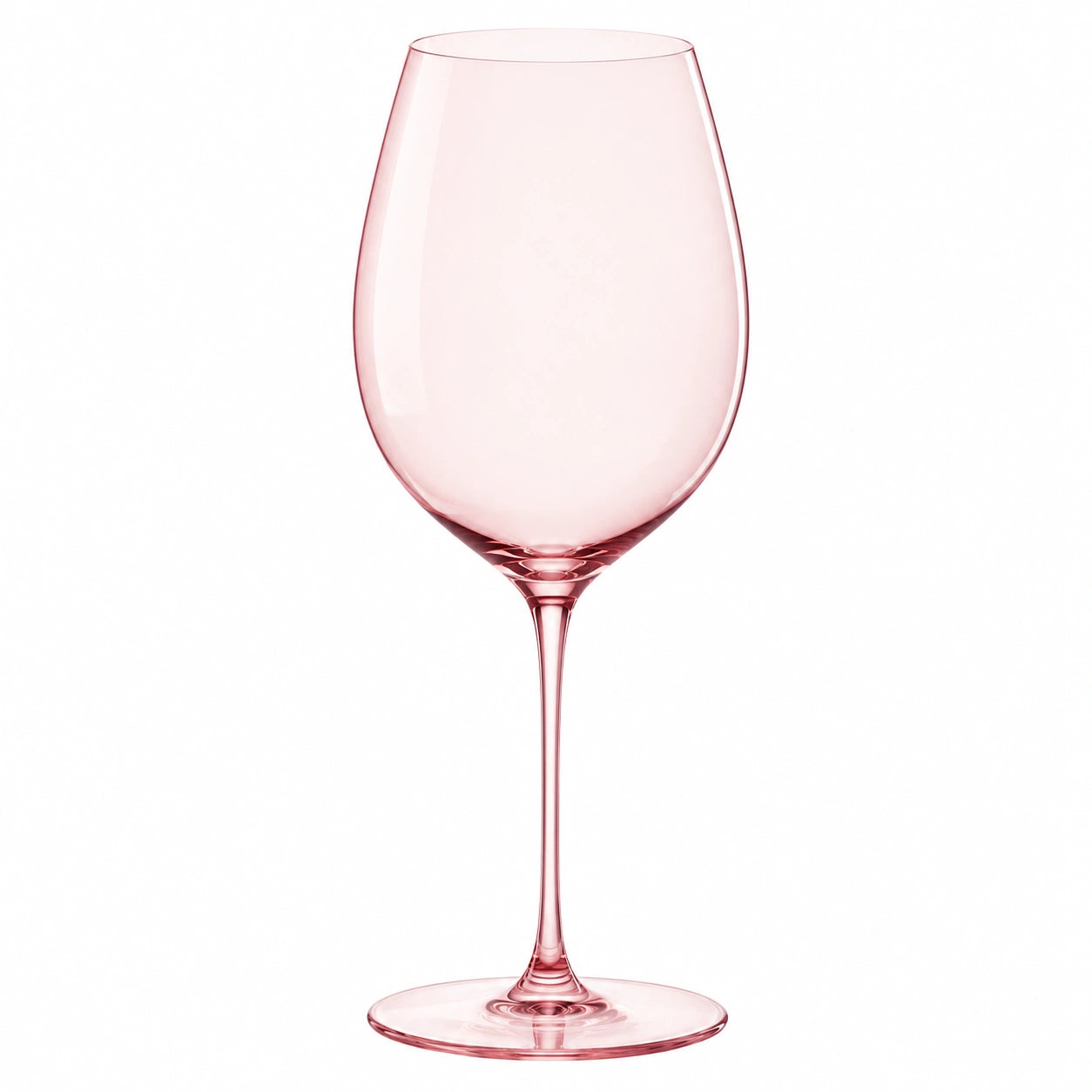 Rosa Weinglas 650 ml für Rotwein