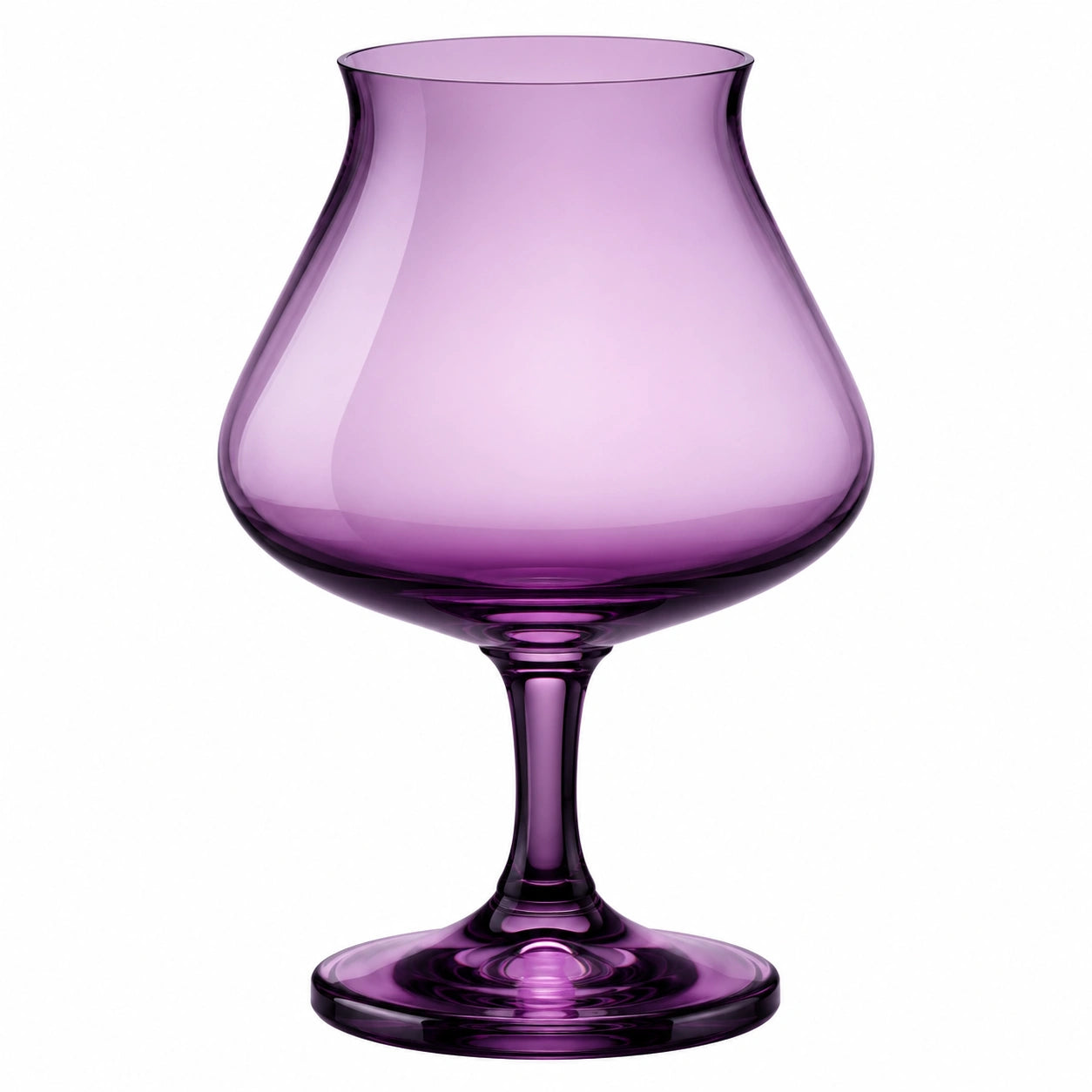 Rotweinglas Lila 500ml Tulpenform