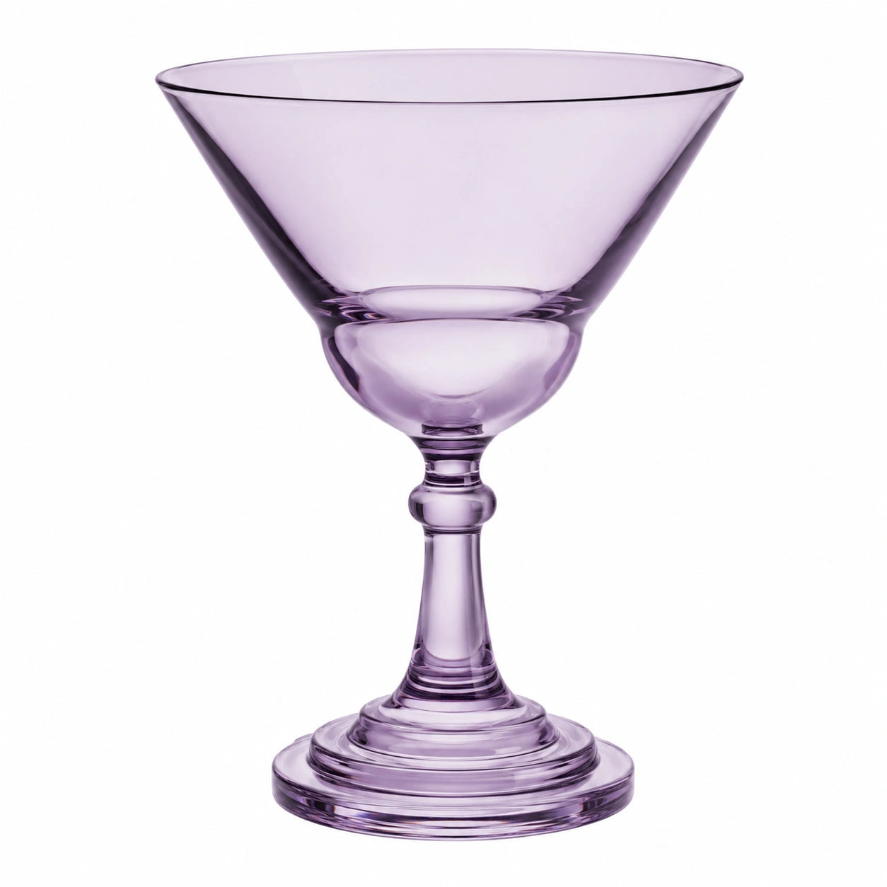 Elegantes Lila Martiniglas 250ml