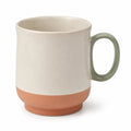 Keramikbecher 300ml Beige/Grün